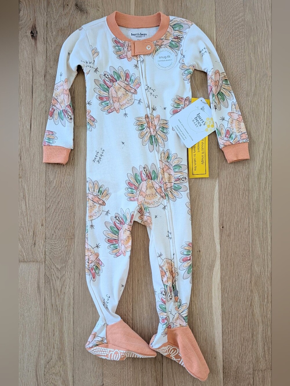 Burt's Bees Organic Cotton Thanksgiving Pajamas